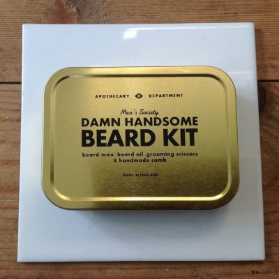 Beard Grooming Kit set pour le soin de la barbe Men's Society